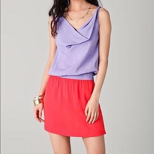 Diane von furstenberg colour block dress 4